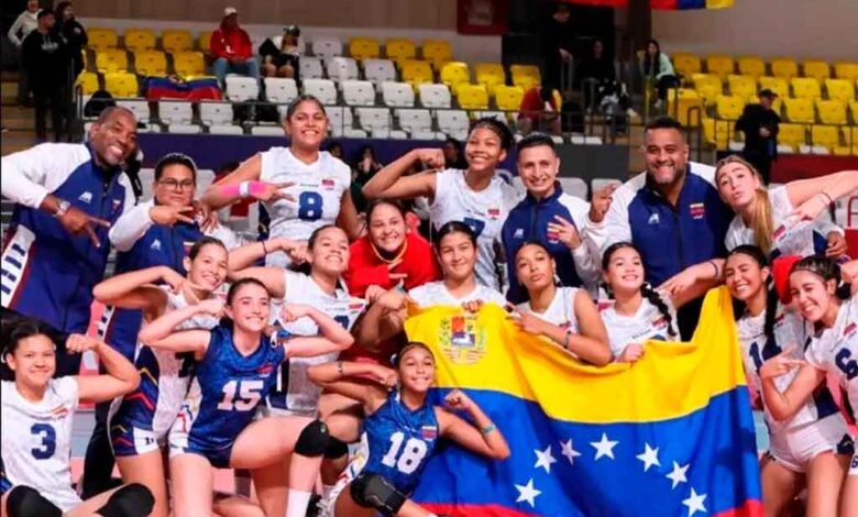 ¡Histórico! Venezuela campeón suramericano de vóleibol Sub-17
