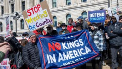 Bajo el lema 'No Kings' millones protestarán en EE. UU. contra prácticas autoritarias de Trump