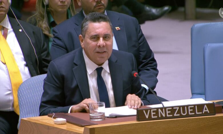 Embajador Moncada exige ante Consejo de Seguridad de la ONU evitar una guerra contra Venezuela