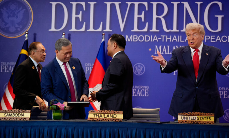 Trump cierra acuerdos sobre comercio y minerales críticos en el Sudeste Asiático