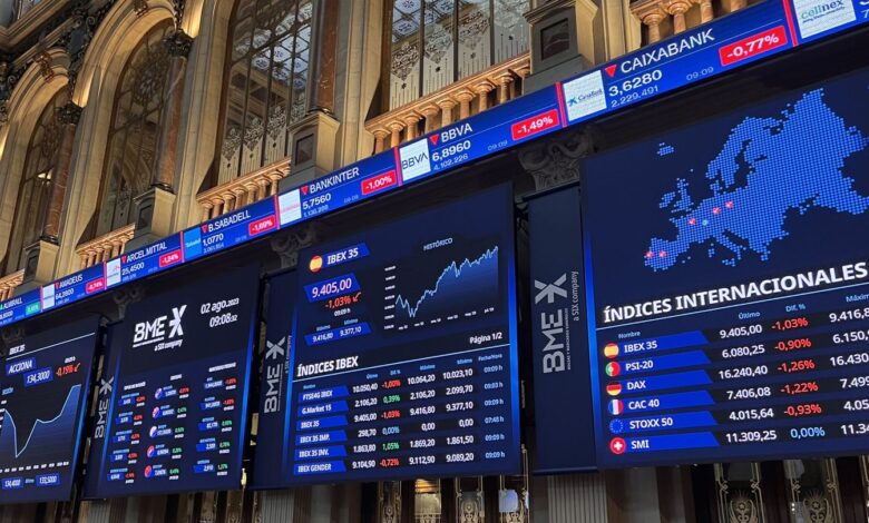 Las bolsas europeas cierran planas y Wall Street abre en rojo por tensiones internacionales