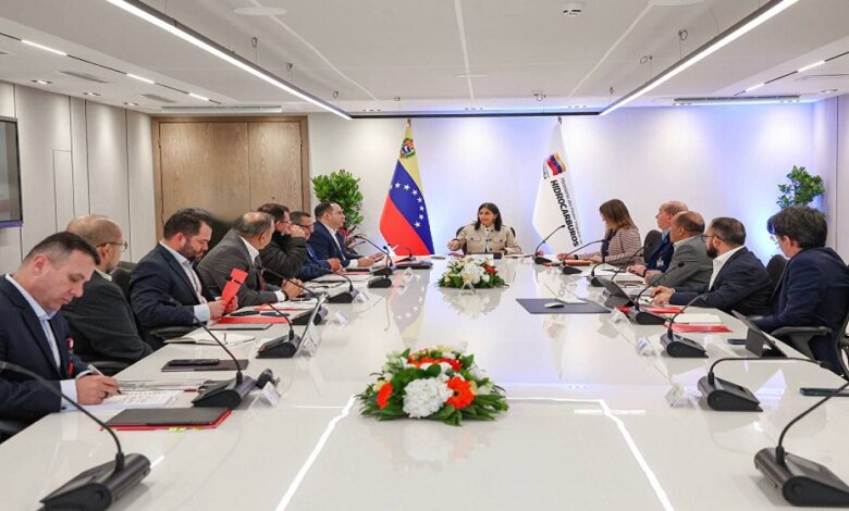 Vicepresidenta Delcy Rodríguez revisó avances del Plan de Producción de Petróleo y Gas 2025