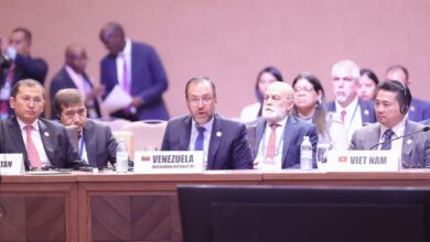 Canciller Gil denunció ante MNOAL escalada de amenaza militar de EE. UU. contra Venezuela