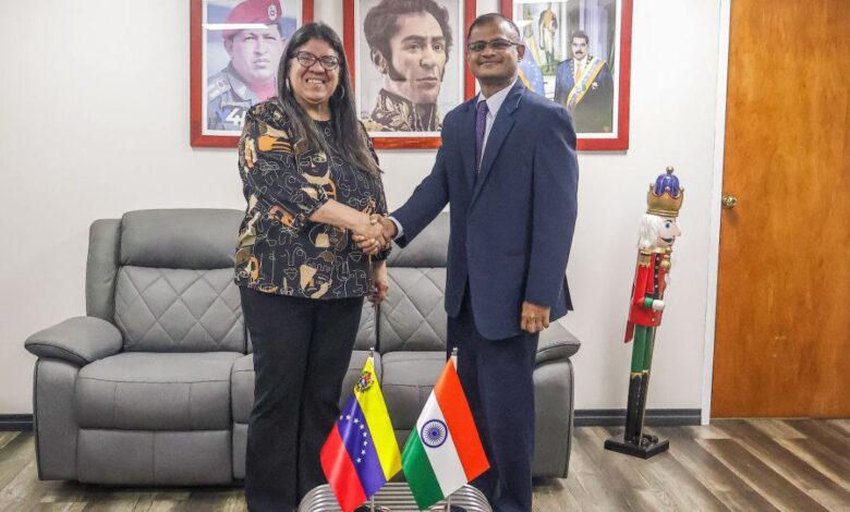 Venezuela y la India evalúan hoja de ruta de la cooperación bilateral