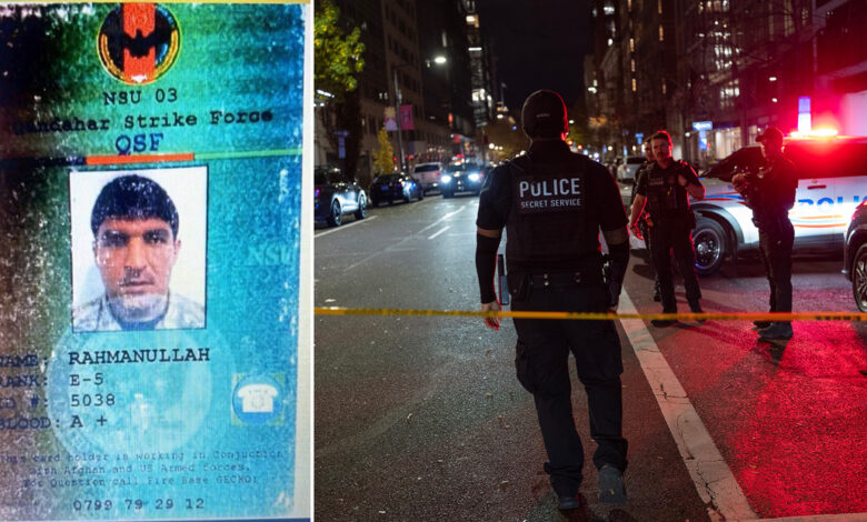 Afgano que tiroteó a la Guardia Nacional cerca de la Casa Blanca fue agente de la CIA