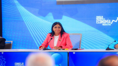 Vicepresidenta Rodríguez: Consumo en bolívares creció 40 % en sector retail de Venezuela
