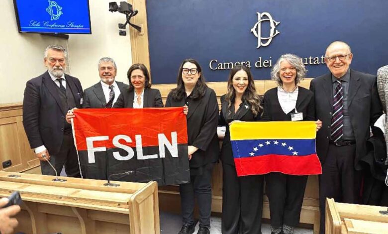 Nicaragua reafirmó en Italia respaldo inquebrantable a Venezuela