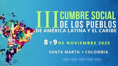 Cumbre Social de los Pueblos de América Latina y el Caribe inicia en Santa Marta, Colombia