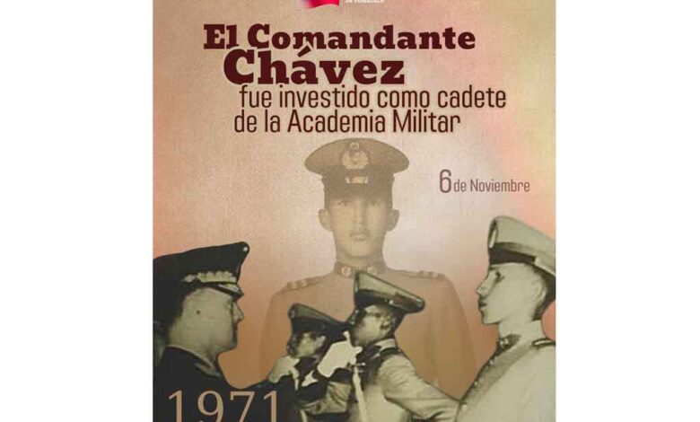 Presidente Maduro evoca investidura de cadete del comandante Hugo Chávez