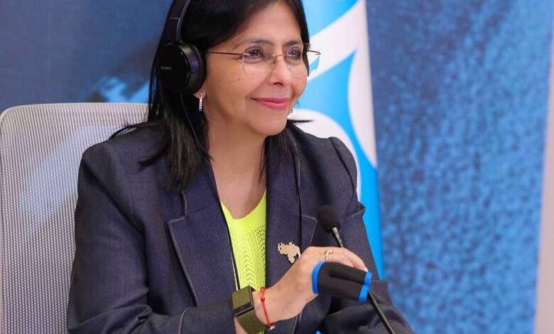 Vicepresidenta Rodríguez: "Venezuela está preparada para defender su soberanía ante amenazas"