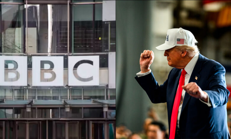 Trump llama "corruptos" y "deshonestos" a periodistas de la BBC que manipularon su discurso