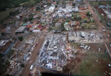 Brasil: Declaran calamidad pública en Rio Bonito do Iguaçu tras devastador tornado