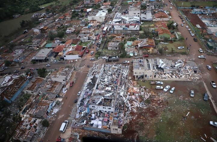 Brasil: Declaran calamidad pública en Rio Bonito do Iguaçu tras devastador tornado