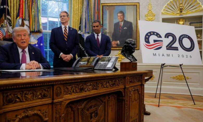 EE. UU. asumió presidencia del G20 en un contexto de tensiones comerciales