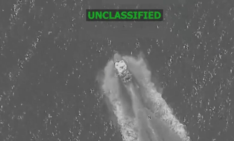 EE.UU. ataca tres lanchas en el Pacífico con un total de ocho muertos