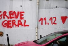 Huelga general en Portugal contra la reforma laboral del Gobierno