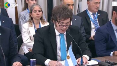 Javier Milei en Cumbre Mercosur apoya las acciones bélicas de EE. UU. contra Venezuela