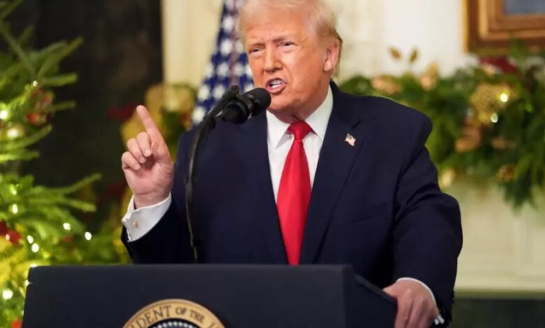 Trump promete un "boom económico" para 2026