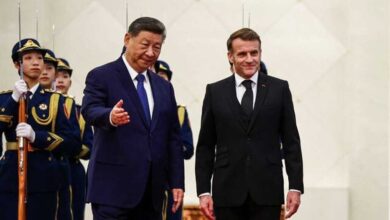 Xi Jinping recibe al presidente francés Emmanuel Macron en China