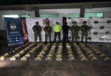 Armada de Colombia incautó cerca de tres toneladas de cocaína