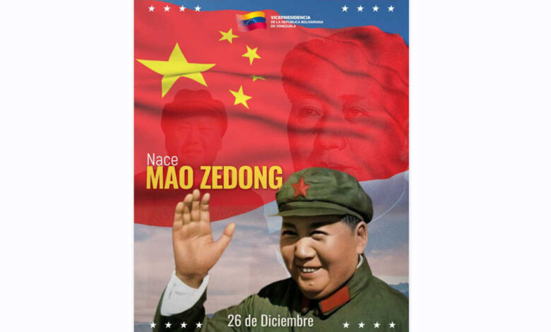 Presidente Maduro: Mao Zedong es inspiración para Venezuela en la defensa de su soberanía
