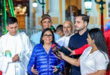 Rodríguez: No existe agresión imperial que detenga la felicidad del pueblo