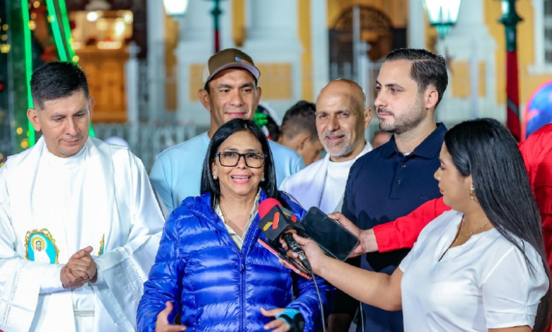 Rodríguez: No existe agresión imperial que detenga la felicidad del pueblo