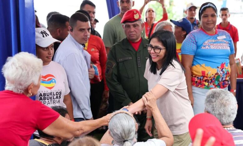 Delcy Rodríguez: Cuando se trata de la paz de Venezuela no puede haber divisiones