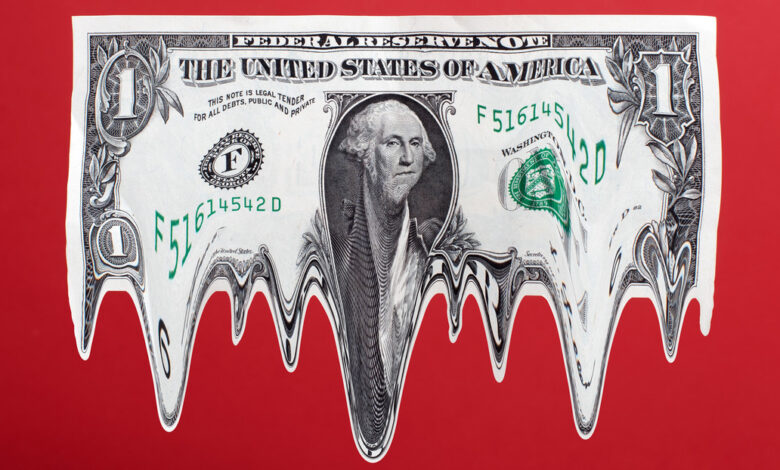 El dólar sufre su peor caída en las reservas globales en 20 años