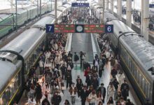 China registra récord de viajes por feriados de Año Nuevo