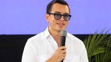 Noboa hablará en Davos de "seguridad" tras año más violento en Ecuador