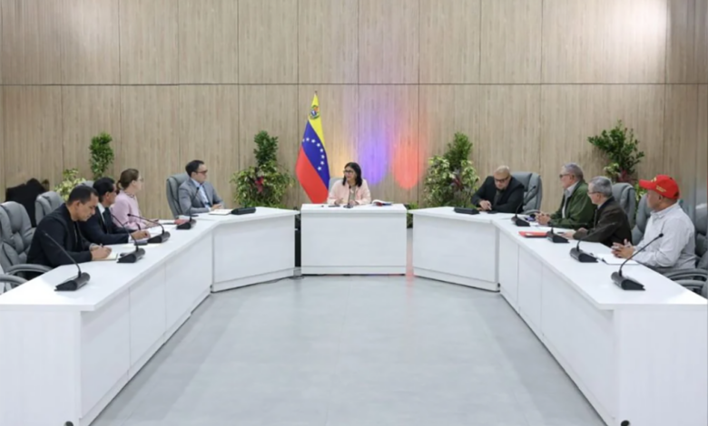 Presidenta Encargada lideró reunión con el Estado Mayor Agroalimentario