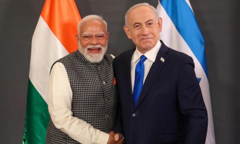 Modi visita a Israel para estrechar vínculos pese al genocidio en Gaza