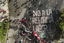 Argentina en huelga contra reforma laboral de Milei