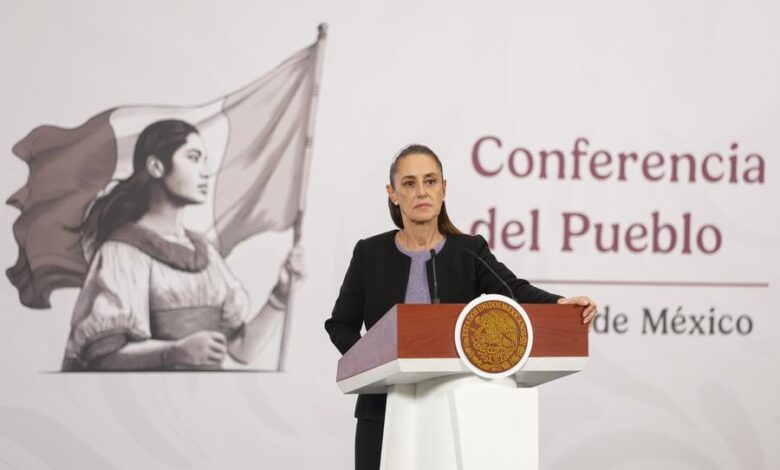 Sheinbaum insta a EEUU a "hacer su parte" en la lucha contra las drogas