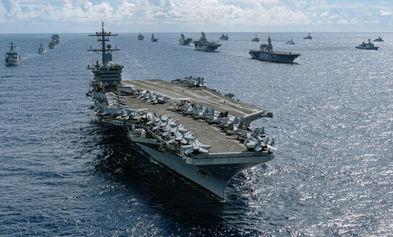 Irán ataca el portaviones estadounidense USS Abraham Lincoln