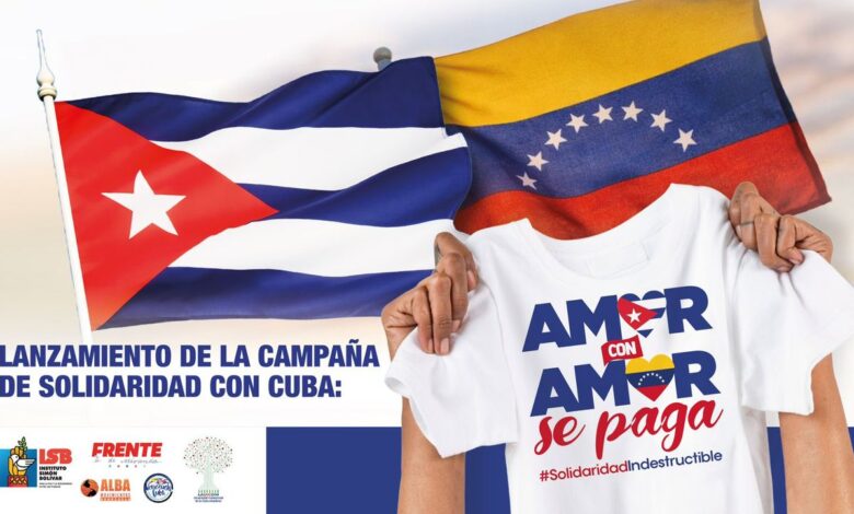 Campaña “Amor con Amor se paga”: Venezuela dona medicamentos a Cuba