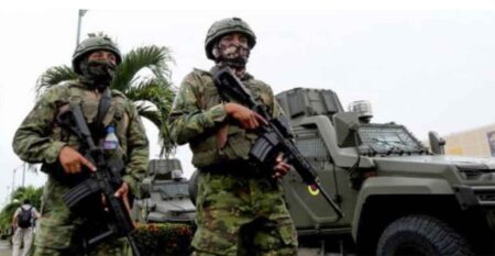 Comité de ONU urge a Ecuador abandonar militarización de la seguridad