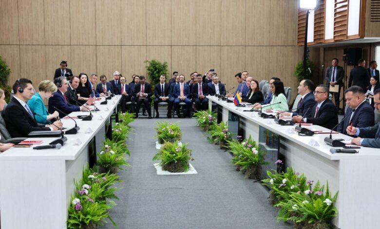 Presidenta (E) de Venezuela lideró firma de acuerdos con la petrolera Shell