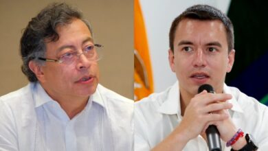 Ecuador: Noboa niega acusaciones de Petro sobre bombardeos en territorio colombiano