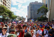 Pueblo venezolano marcha en Caracas por la soberanía