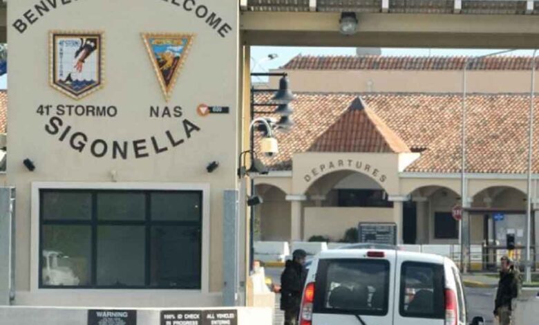 Italia negó a EEUU emplear Base Aérea Sigonella en guerra contra Irán