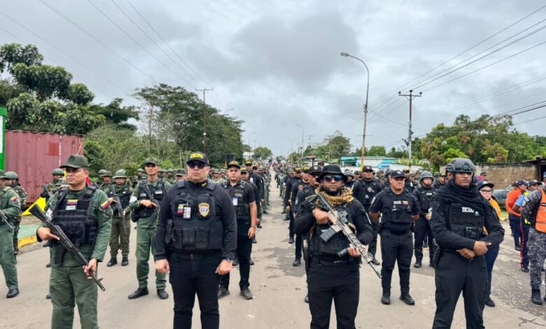 Más de mil funcionarios garantizarán la Seguridad en la Guayana Esequiba durante Semana Santa