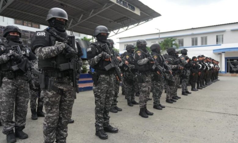 Ecuador: 75 mil efectivos desplegados por operativos de seguridad