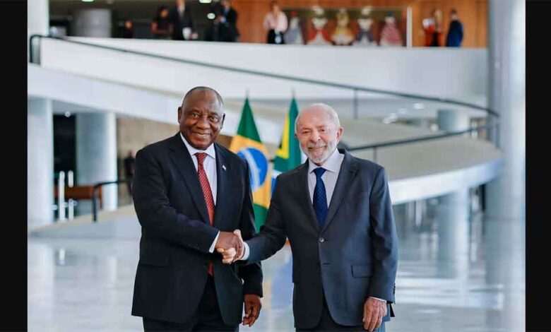 Lula y Ramaphosa por fortalecer cooperación entre Brasil y Sudáfrica
