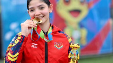 Venezolana Nancy Haidar obtuvo oro en taekwondo en Juegos Suramericanos Panamá 2026