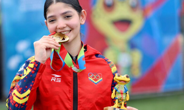 Venezolana Nancy Haidar obtuvo oro en taekwondo en Juegos Suramericanos Panamá 2026