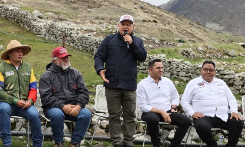 Diosdado Cabello desde Mérida: ¡Este país no se va a parar!