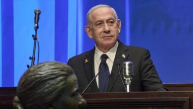 El primer ministro israelí, Benjamín Netanyahu, en una de sus comparecencias ante tribunales.