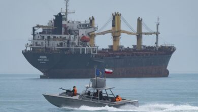 El CGRI incauta un barco sospechoso de colaborar con el Ejército de EE. UU.